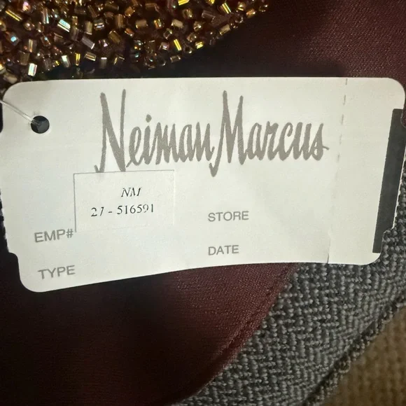 Sue Wong designer Brown Beaded Dress - Picture 10 of 11